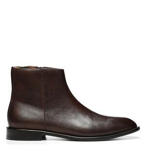 DONALD‎ PLINER RYAN LEATHER MEMORY FAOM BOOTS IN CAPPUCCINO NWOB MEN'S SIZE 8